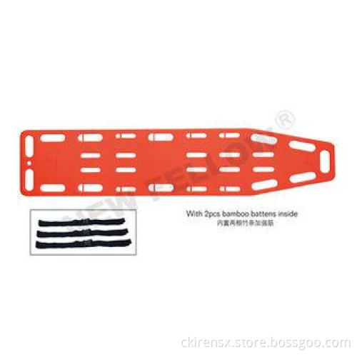 Portable Long Orange Spine Board Stretcher / Backboard With